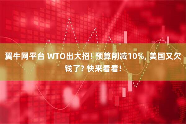 翼牛网平台 WTO出大招! 预算削减10%, 美国又欠钱了? 快来看看!